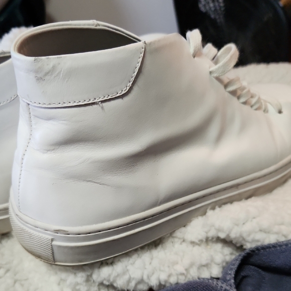 Beckett Simonon Reid White High-Top Sneakers - Picture 4 of 7
